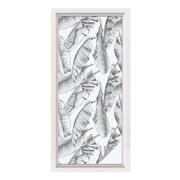 Klebefolie Fenster Sichtschutz Tropische Blätter