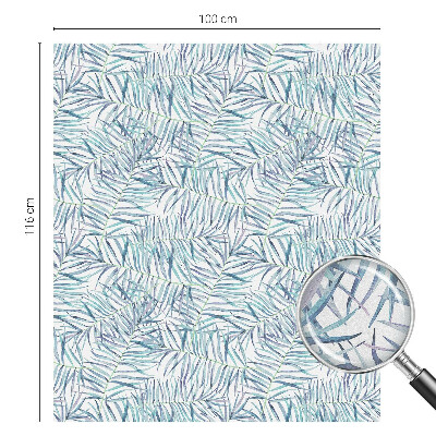 Sichtschutz Klebefolie Buntglasoptik Botanisches Muster