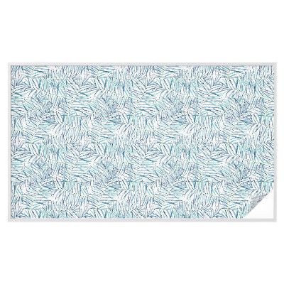 Sichtschutz Klebefolie Buntglasoptik Botanisches Muster