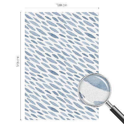 Folie für Fenster blickdicht Blaue Striche