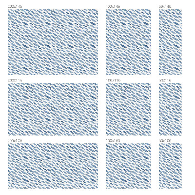 Folie für Fenster blickdicht Blaue Striche