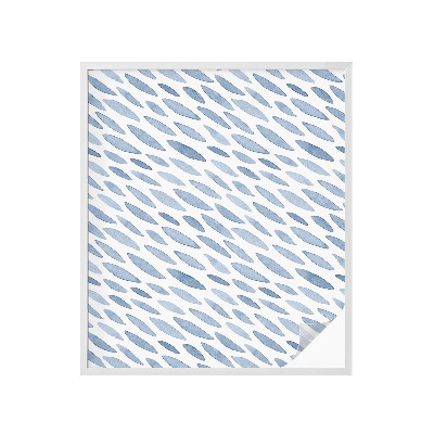 Folie für Fenster blickdicht Blaue Striche