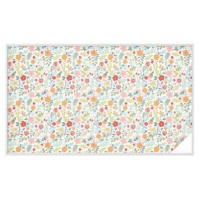 Fensterfolie Sichtschutz Blumenmuster