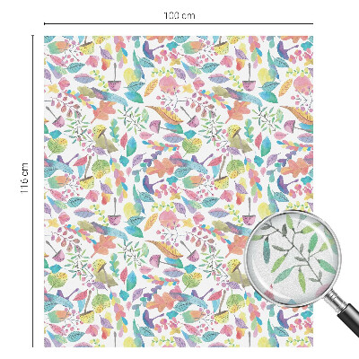 Folie für Fenster blickdicht Farbenfrohe Komposition