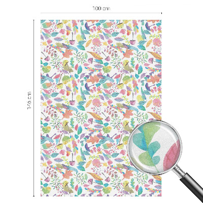 Folie für Fenster blickdicht Farbenfrohe Komposition