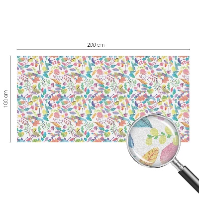 Folie für Fenster blickdicht Farbenfrohe Komposition