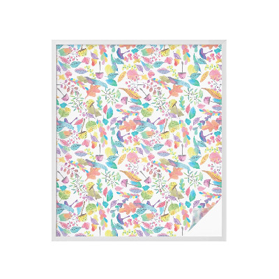 Folie für Fenster blickdicht Farbenfrohe Komposition