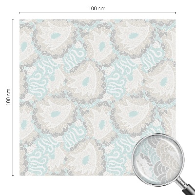 Sichtschutzfolie Fenster Buntglasoptik Zarte Federn