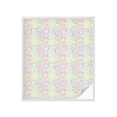 Sichtschutz Klebefolie Buntglasoptik Bunte Mandalas