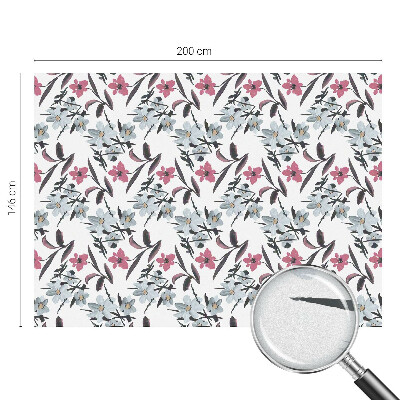 Fensterfolie Sichtschutz Blumenmuster