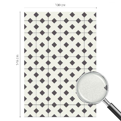 Folie für Fenster blickdicht Schwarze und weiße Diamanten