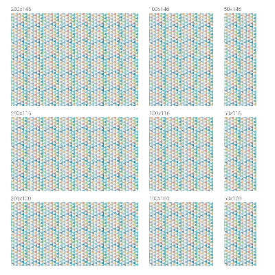 Sichtschutz Klebefolie Buntglasoptik Geometrische Dreiecke