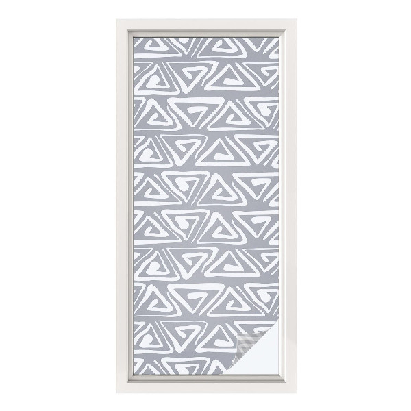 Folie für Fenster blickdicht Geometrischer Minimalismus