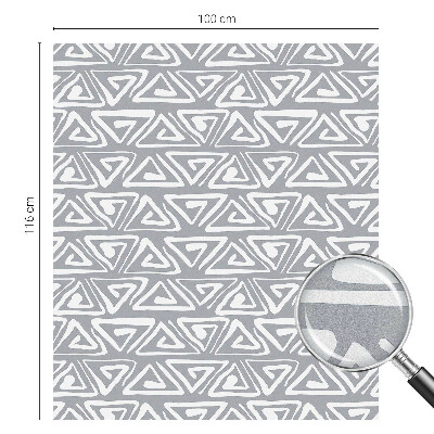 Folie für Fenster blickdicht Geometrischer Minimalismus