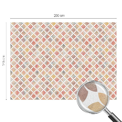 Sichtschutz Klebefolie Buntglasoptik Blumenschönheit