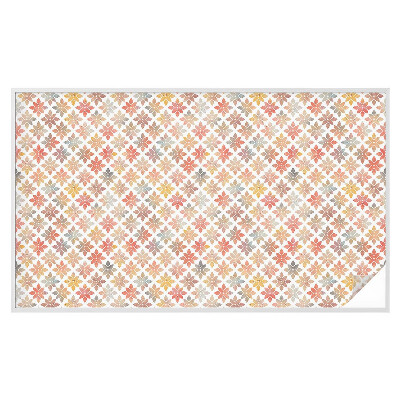 Sichtschutz Klebefolie Buntglasoptik Blumenschönheit