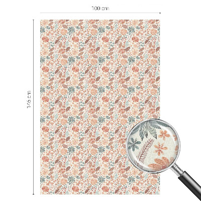 Fensterfolie Sichtschutz Blumenarrangement