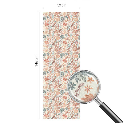 Fensterfolie Sichtschutz Blumenarrangement