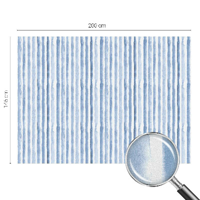 Sichtschutzfolie Fenster Buntglasoptik Blaue Streifen