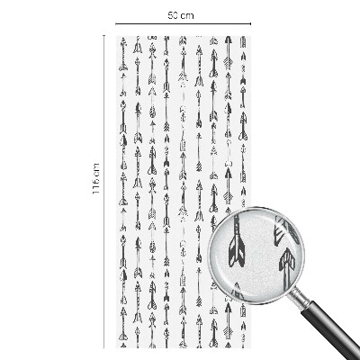 Sichtschutz Klebefolie Buntglasoptik Geometrische Pfeile