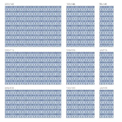 Sichtschutzfolie Fenster Buntglasoptik Blaues Mosaik