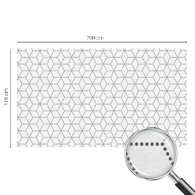 Folie für Fenster blickdicht Gepunktete Rauten