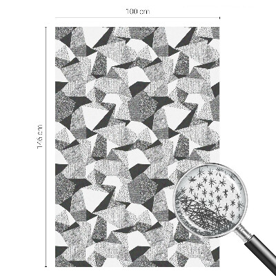 Sichtschutzfolie Fenster Buntglasoptik Geometrische Figuren