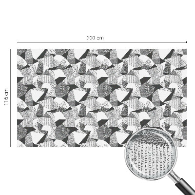 Sichtschutzfolie Fenster Buntglasoptik Geometrische Figuren