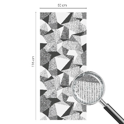 Sichtschutzfolie Fenster Buntglasoptik Geometrische Figuren