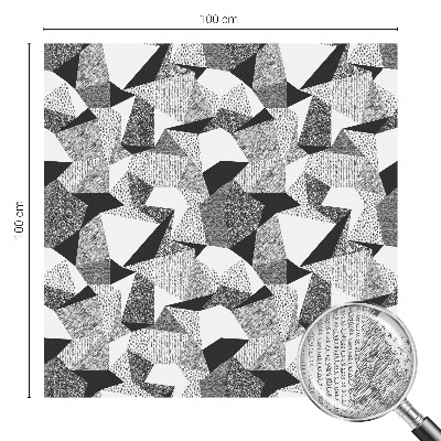 Sichtschutzfolie Fenster Buntglasoptik Geometrische Figuren