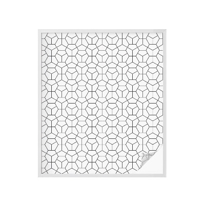 Fensterfolie Sichtschutz Geometrische Würfel