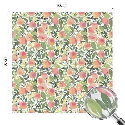 Folie für Fenster blickdicht Fruchtmuster