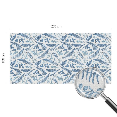 Sichtschutz Klebefolie Buntglasoptik Botanisches Muster