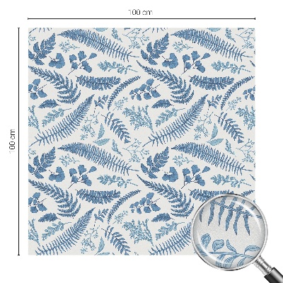 Sichtschutz Klebefolie Buntglasoptik Botanisches Muster