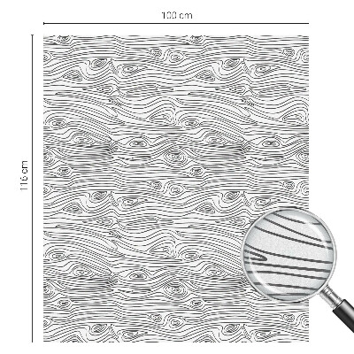 Fensterfolie Sichtschutz Holzlinien