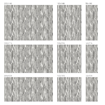 Folie für Fenster blickdicht Vertikale Streifen