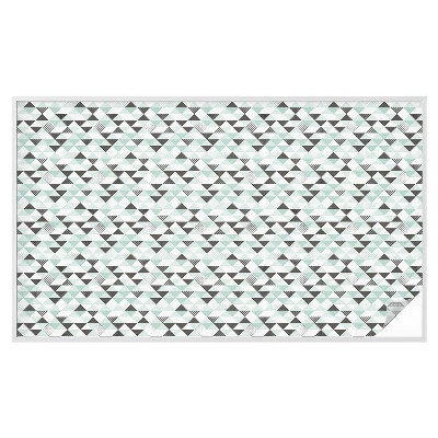 Sichtschutz Klebefolie Buntglasoptik Dreiecksmuster