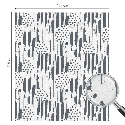 Fensterfolie Sichtschutz Streifen und Punkte