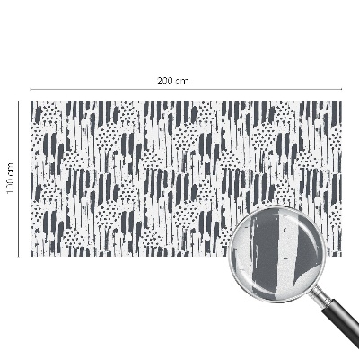 Fensterfolie Sichtschutz Streifen und Punkte