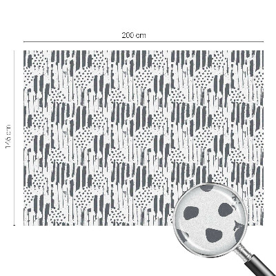 Fensterfolie Sichtschutz Streifen und Punkte