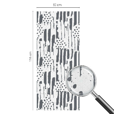 Fensterfolie Sichtschutz Streifen und Punkte