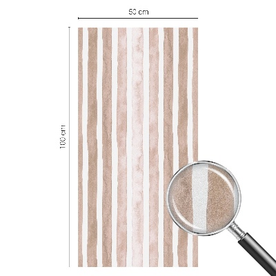 Folie für Fenster blickdicht Braune Gürtel