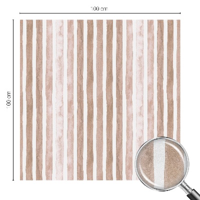 Folie für Fenster blickdicht Braune Gürtel