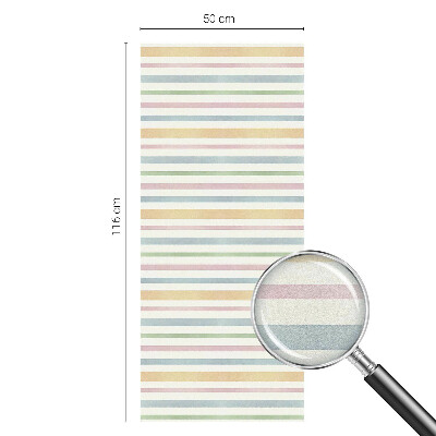 Klebefolie Fenster Sichtschutz Pastellstreifen