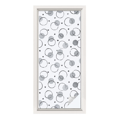 Sichtschutzfolie Fenster Buntglasoptik Graue Felgen