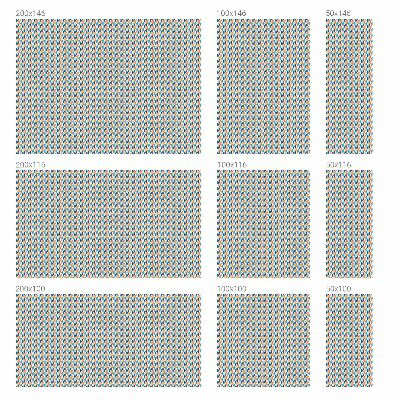 Fensterfolie Sichtschutz Geometrische Symmetrie