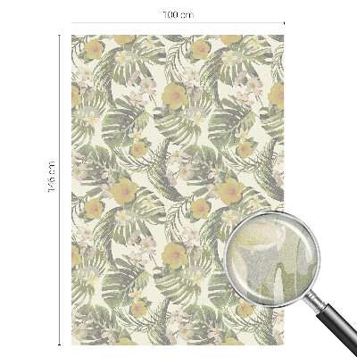 Folie für Fenster blickdicht Tropisches Thema