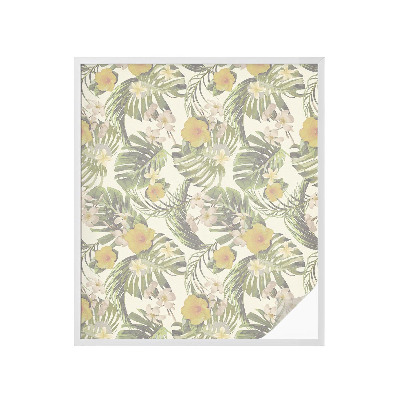 Folie für Fenster blickdicht Tropisches Thema