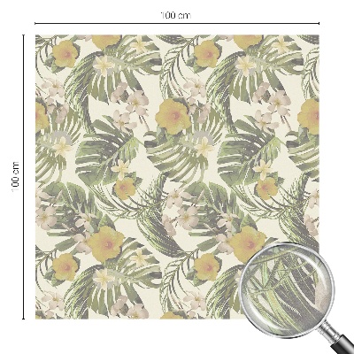 Folie für Fenster blickdicht Tropisches Thema