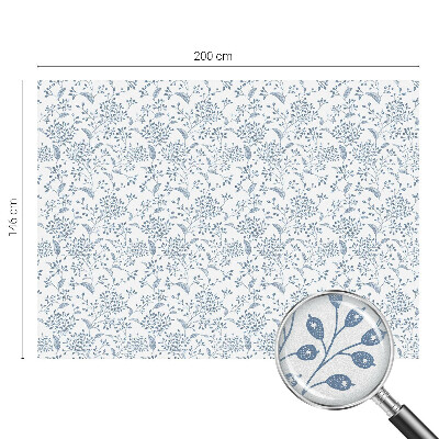 Sichtschutz Klebefolie Buntglasoptik Pflanzenmotiv